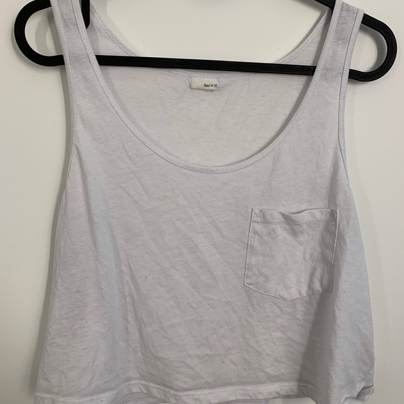 Garage cropped tank top (OG $ ~ 20) size small - Picture 3 of 4